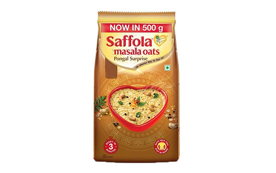 Saffola Masala Oats Pongal Surprise   Pack  500 grams